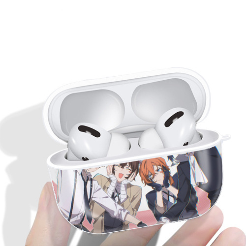 文豪ストレイドッグス Bungo Stray Dogs 【AirPods Pro用】ハードシェル保護ケース 耐衝撃・防指紋・カラビナ付き商品仕様