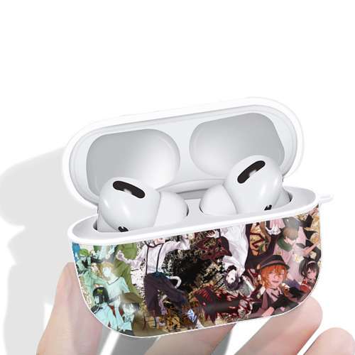 文豪ストレイドッグス Bungo Stray Dogs 【AirPods Pro用】ハードシェル保護ケース 耐衝撃・防指紋・カラビナ付き商品仕様