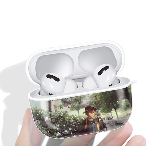 文豪ストレイドッグス Bungo Stray Dogs 【AirPods Pro用】ハードシェル保護ケース 耐衝撃・防指紋・カラビナ付き商品仕様