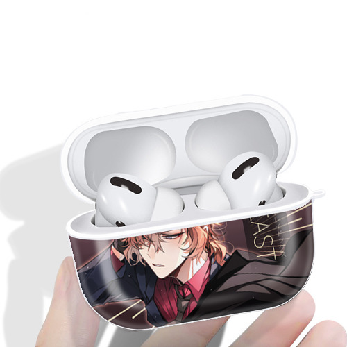 文豪ストレイドッグス Bungo Stray Dogs 【AirPods Pro用】ハードシェル保護ケース 耐衝撃・防指紋・カラビナ付き商品仕様