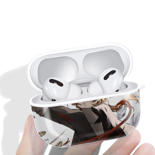 文豪ストレイドッグス Bungo Stray Dogs 【AirPods Pro用】ハードシェル保護ケース 耐衝撃・防指紋・カラビナ付き商品仕様