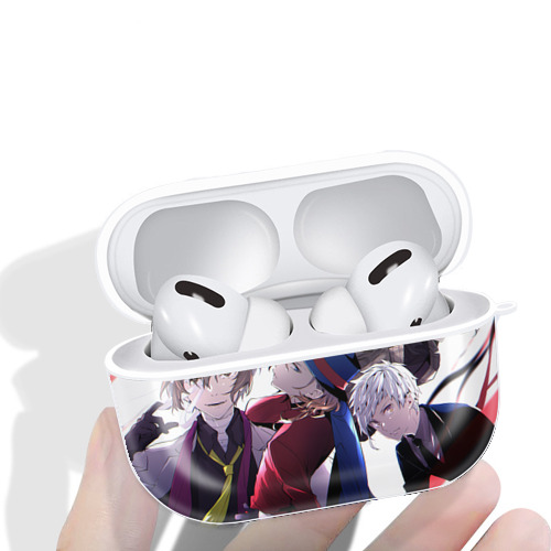文豪ストレイドッグス Bungo Stray Dogs 【AirPods Pro用】ハードシェル保護ケース 耐衝撃・防指紋・カラビナ付き商品仕様
