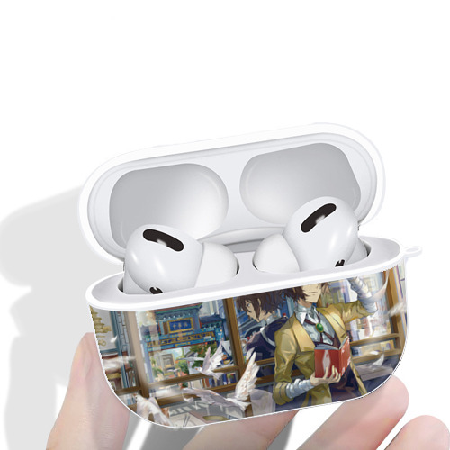 文豪ストレイドッグス Bungo Stray Dogs 【AirPods Pro用】ハードシェル保護ケース 耐衝撃・防指紋・カラビナ付き商品仕様