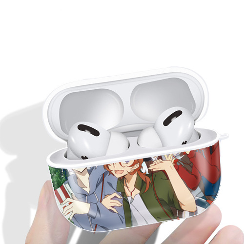 文豪ストレイドッグス Bungo Stray Dogs 【AirPods Pro用】ハードシェル保護ケース 耐衝撃・防指紋・カラビナ付き商品仕様