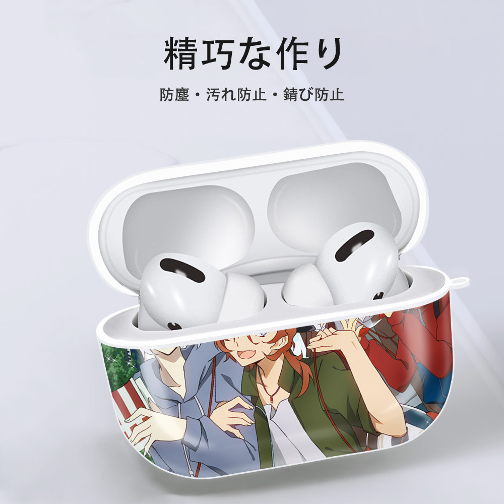 文豪ストレイドッグス Bungo Stray Dogs 【AirPods Pro用】ハードシェル保護ケース 耐衝撃・防指紋・カラビナ付き商品仕様