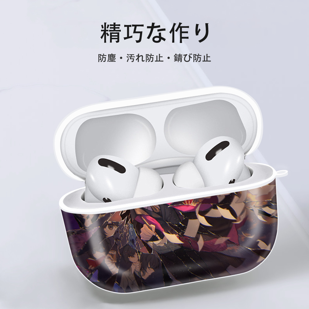 文豪ストレイドッグス Bungo Stray Dogs 【AirPods Pro用】ハードシェル保護ケース 耐衝撃・防指紋・カラビナ付き商品仕様