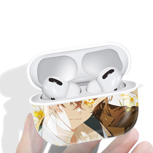 文豪ストレイドッグス Bungo Stray Dogs 【AirPods Pro用】ハードシェル保護ケース 耐衝撃・防指紋・カラビナ付き商品仕様