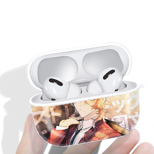 文豪ストレイドッグス Bungo Stray Dogs 【AirPods Pro用】ハードシェル保護ケース 耐衝撃・防指紋・カラビナ付き商品仕様