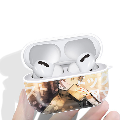 文豪ストレイドッグス Bungo Stray Dogs 【AirPods Pro用】ハードシェル保護ケース 耐衝撃・防指紋・カラビナ付き商品仕様