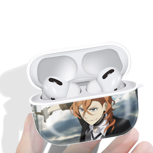 文豪ストレイドッグス Bungo Stray Dogs 【AirPods Pro用】ハードシェル保護ケース 耐衝撃・防指紋・カラビナ付き商品仕様