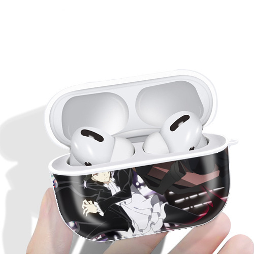 文豪ストレイドッグス Bungo Stray Dogs 【AirPods Pro用】ハードシェル保護ケース 耐衝撃・防指紋・カラビナ付き商品仕様