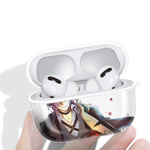文豪ストレイドッグス Bungo Stray Dogs 【AirPods Pro用】ハードシェル保護ケース 耐衝撃・防指紋・カラビナ付き商品仕様