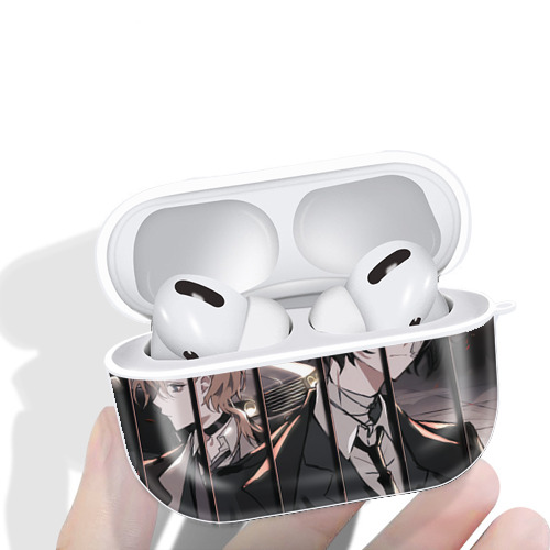 文豪ストレイドッグス Bungo Stray Dogs 【AirPods Pro用】ハードシェル保護ケース 耐衝撃・防指紋・カラビナ付き商品仕様