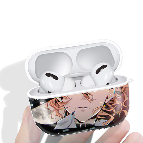 文豪ストレイドッグス Bungo Stray Dogs 【AirPods Pro用】ハードシェル保護ケース 耐衝撃・防指紋・カラビナ付き商品仕様
