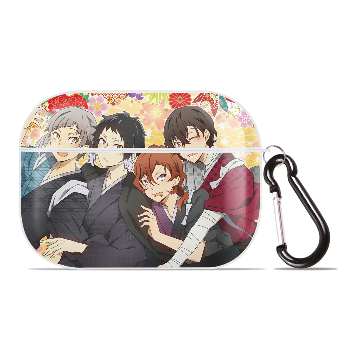 （画像用） 文豪ストレイドッグス Bungo Stray Dogs 【AirPods Pro用】ハードシェル保護ケース 耐衝撃・防指紋・カラビナ付き商品仕様