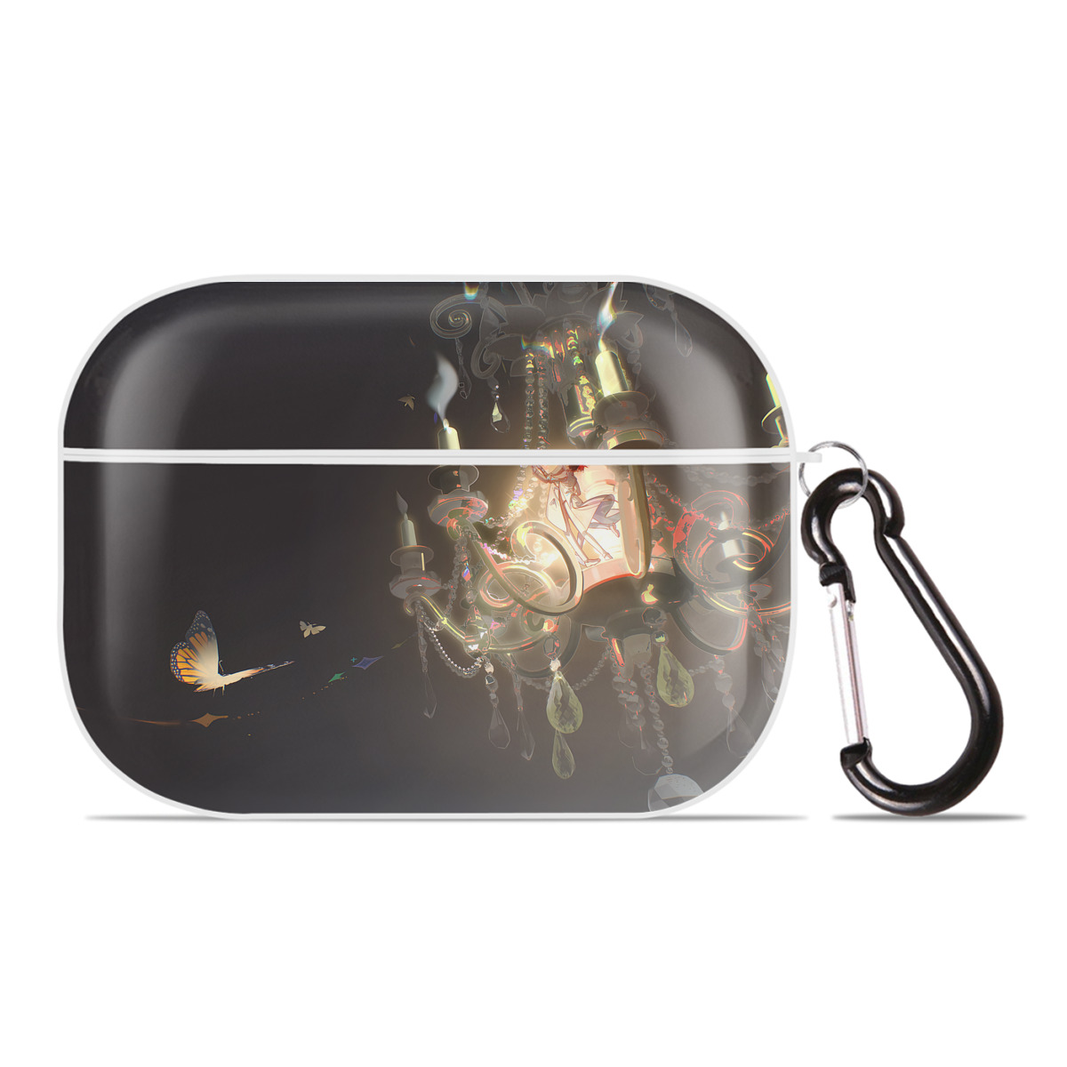（画像用） 文豪ストレイドッグス Bungo Stray Dogs 【AirPods Pro用】ハードシェル保護ケース 耐衝撃・防指紋・カラビナ付き商品仕様