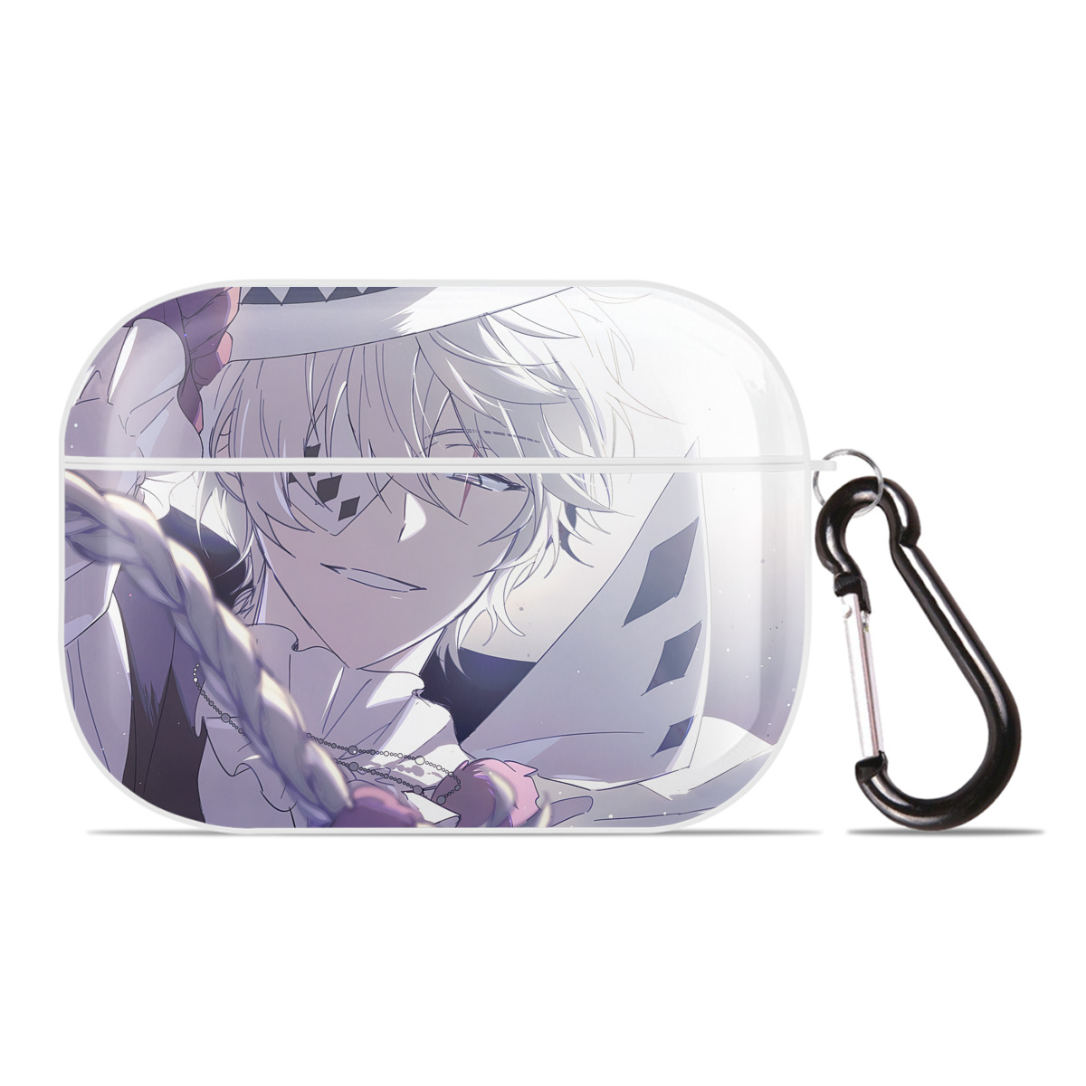 （画像用） 文豪ストレイドッグス Bungo Stray Dogs 【AirPods Pro用】ハードシェル保護ケース 耐衝撃・防指紋・カラビナ付き商品仕様