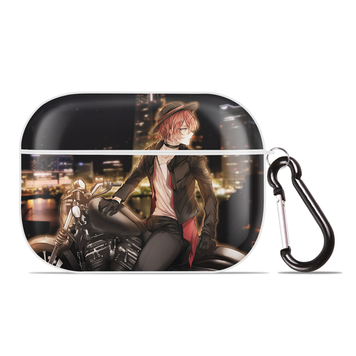 （画像用） 文豪ストレイドッグス Bungo Stray Dogs 【AirPods Pro用】ハードシェル保護ケース 耐衝撃・防指紋・カラビナ付き商品仕様