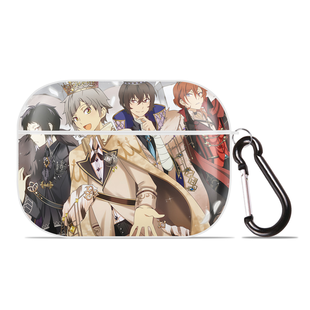 （画像用） 文豪ストレイドッグス Bungo Stray Dogs 【AirPods Pro用】ハードシェル保護ケース 耐衝撃・防指紋・カラビナ付き商品仕様