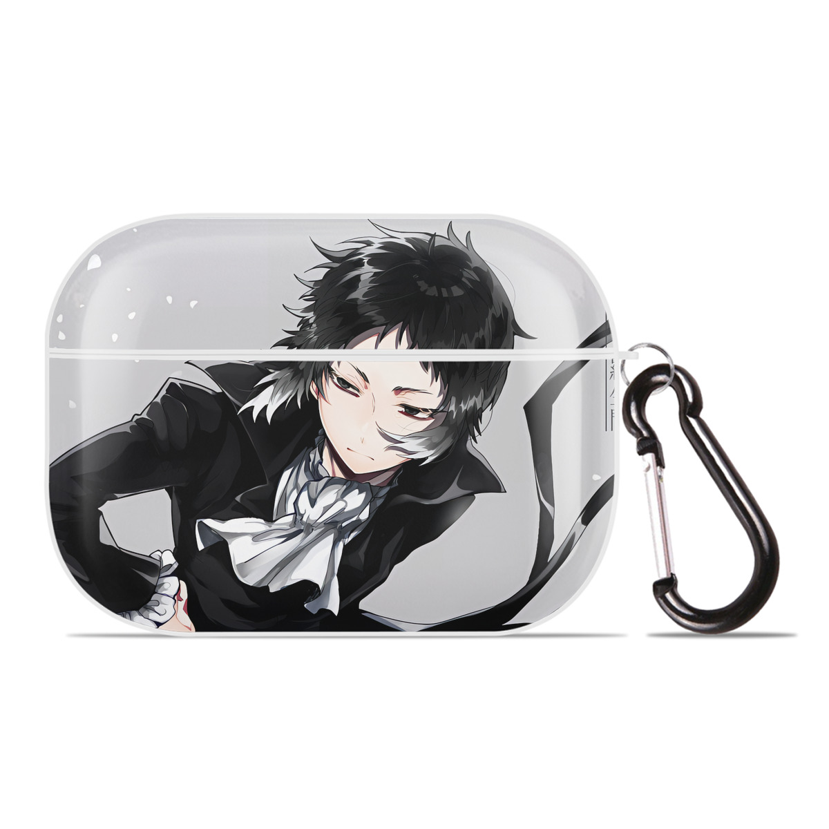 （画像用） 文豪ストレイドッグス Bungo Stray Dogs 【AirPods Pro用】ハードシェル保護ケース 耐衝撃・防指紋・カラビナ付き商品仕様