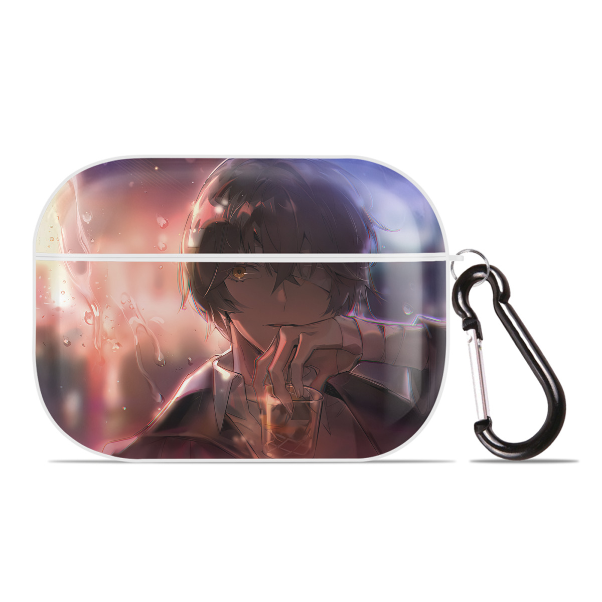 （画像用） 文豪ストレイドッグス Bungo Stray Dogs 【AirPods Pro用】ハードシェル保護ケース 耐衝撃・防指紋・カラビナ付き商品仕様