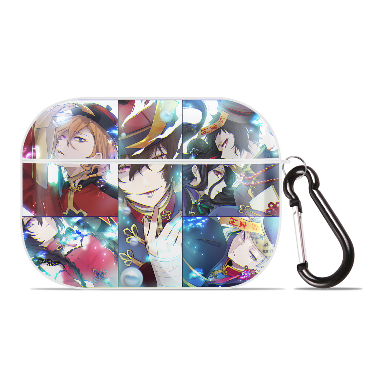 （画像用） 文豪ストレイドッグス Bungo Stray Dogs 【AirPods Pro用】ハードシェル保護ケース 耐衝撃・防指紋・カラビナ付き商品仕様