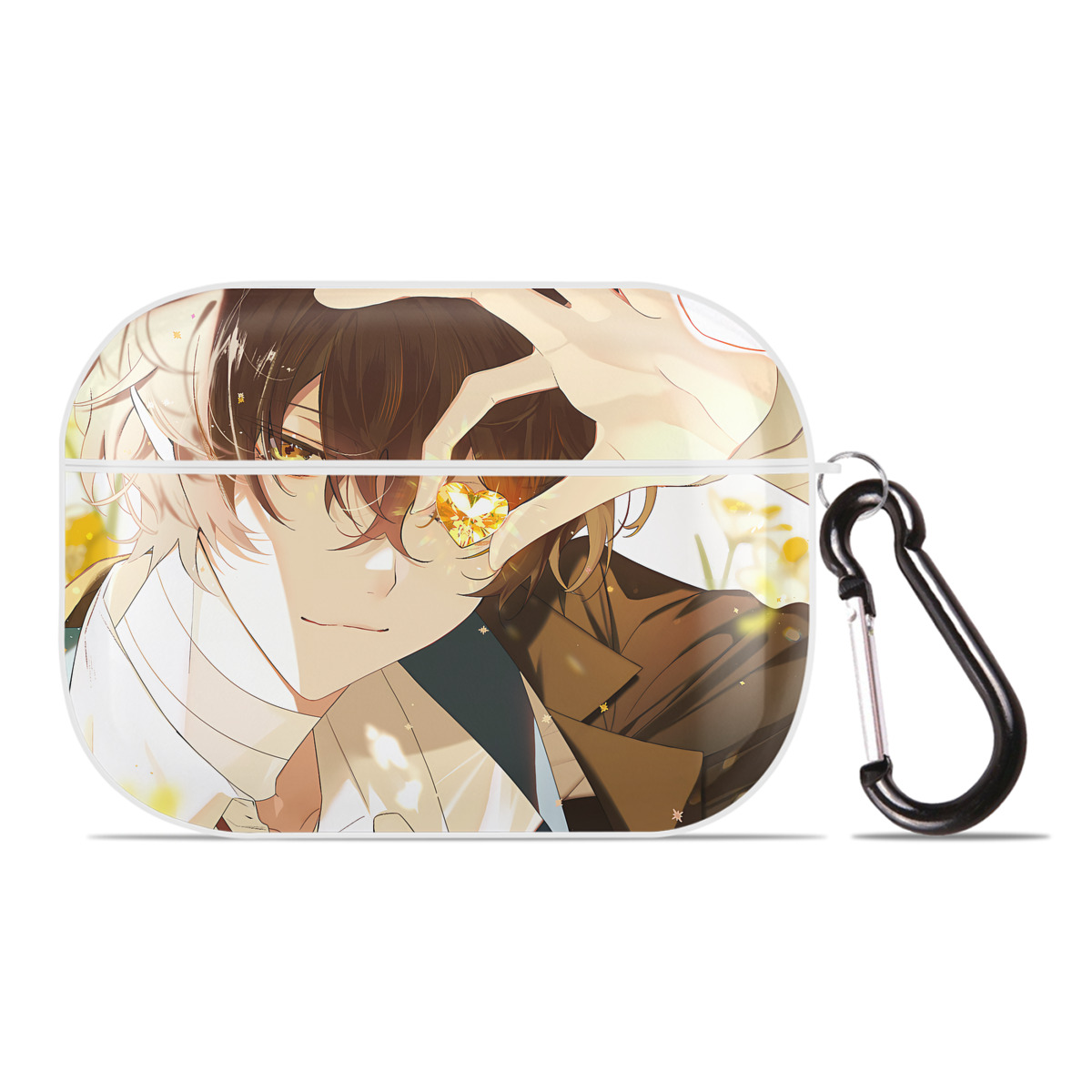 （画像用） 文豪ストレイドッグス Bungo Stray Dogs 【AirPods Pro用】ハードシェル保護ケース 耐衝撃・防指紋・カラビナ付き商品仕様