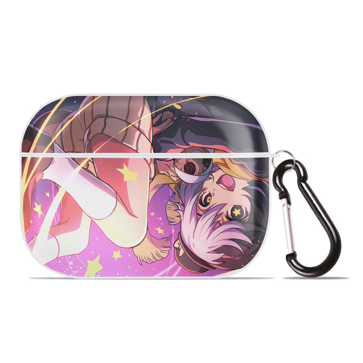 （画像用） 文豪ストレイドッグス Bungo Stray Dogs 【AirPods Pro用】ハードシェル保護ケース 耐衝撃・防指紋・カラビナ付き商品仕様