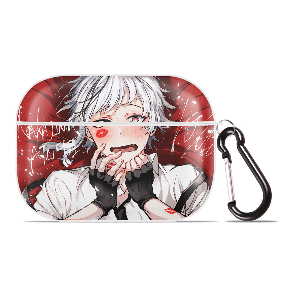 （画像用） 文豪ストレイドッグス Bungo Stray Dogs 【AirPods Pro用】ハードシェル保護ケース 耐衝撃・防指紋・カラビナ付き商品仕様