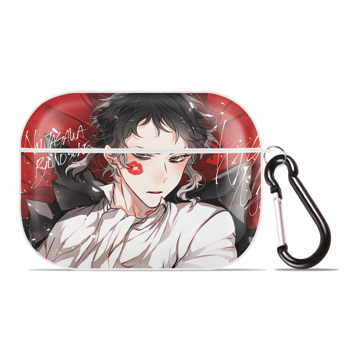 （画像用） 文豪ストレイドッグス Bungo Stray Dogs 【AirPods Pro用】ハードシェル保護ケース 耐衝撃・防指紋・カラビナ付き商品仕様