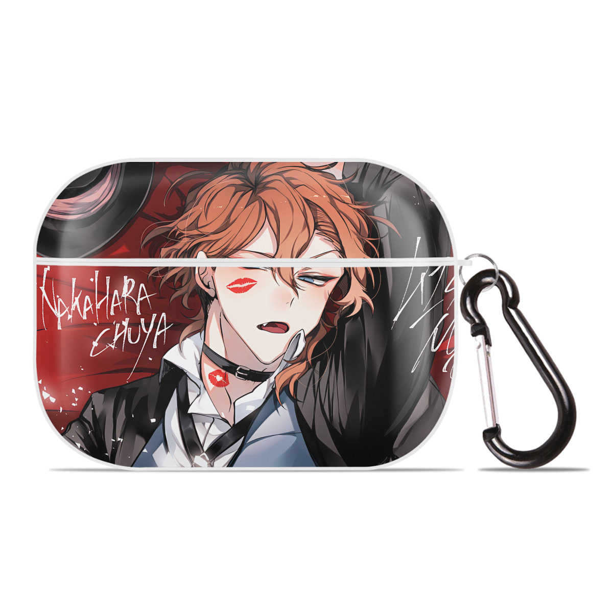 （画像用） 文豪ストレイドッグス Bungo Stray Dogs 【AirPods Pro用】ハードシェル保護ケース 耐衝撃・防指紋・カラビナ付き商品仕様