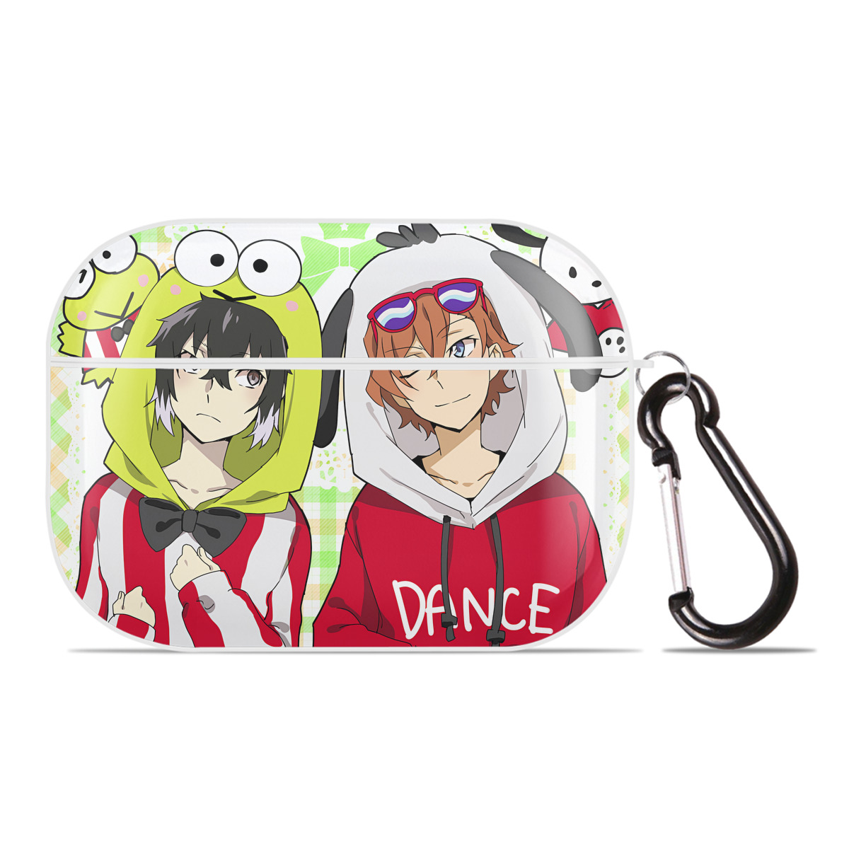 （画像用） 文豪ストレイドッグス Bungo Stray Dogs 【AirPods Pro用】ハードシェル保護ケース 耐衝撃・防指紋・カラビナ付き商品仕様