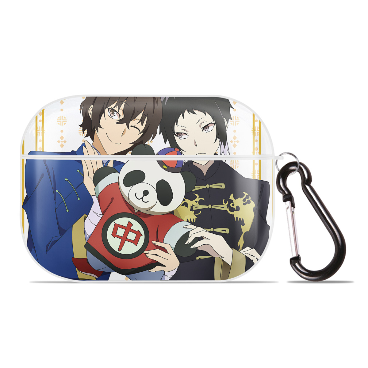 （画像用） 文豪ストレイドッグス Bungo Stray Dogs 【AirPods Pro用】ハードシェル保護ケース 耐衝撃・防指紋・カラビナ付き商品仕様