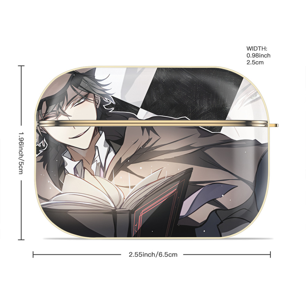 文豪ストレイドッグス Bungo Stray Dogs 【AirPods Pro用】ハードシェル保護ケース｜耐衝撃・防指紋・カラビナ付き商品仕様