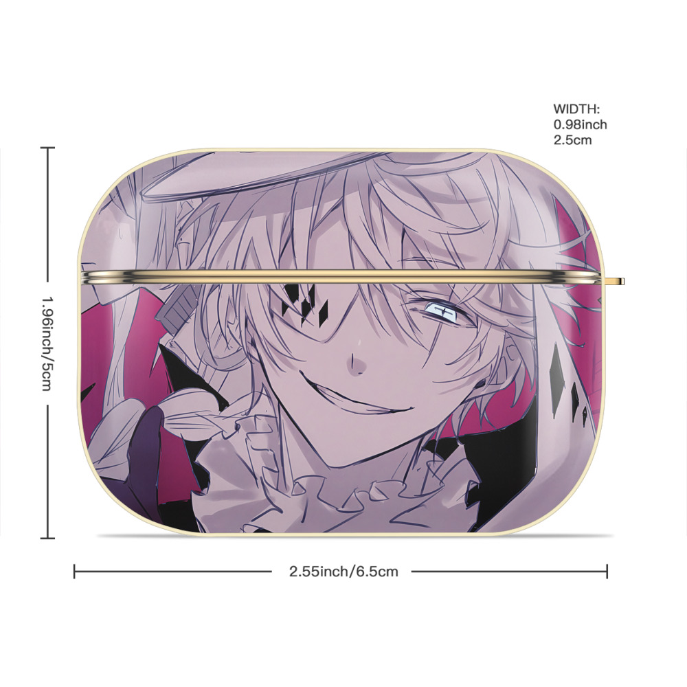 文豪ストレイドッグス Bungo Stray Dogs 【AirPods Pro用】ハードシェル保護ケース｜耐衝撃・防指紋・カラビナ付き商品仕様