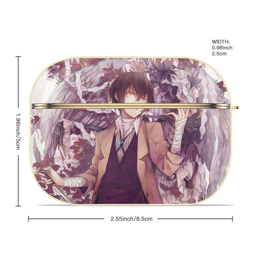 文豪ストレイドッグス Bungo Stray Dogs 【AirPods Pro用】ハードシェル保護ケース｜耐衝撃・防指紋・カラビナ付き商品仕様