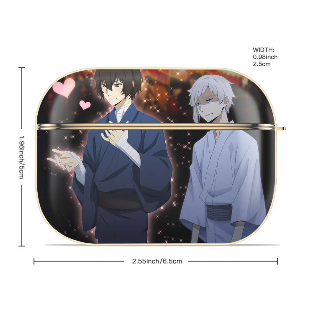 文豪ストレイドッグス Bungo Stray Dogs 【AirPods Pro用】ハードシェル保護ケース｜耐衝撃・防指紋・カラビナ付き商品仕様