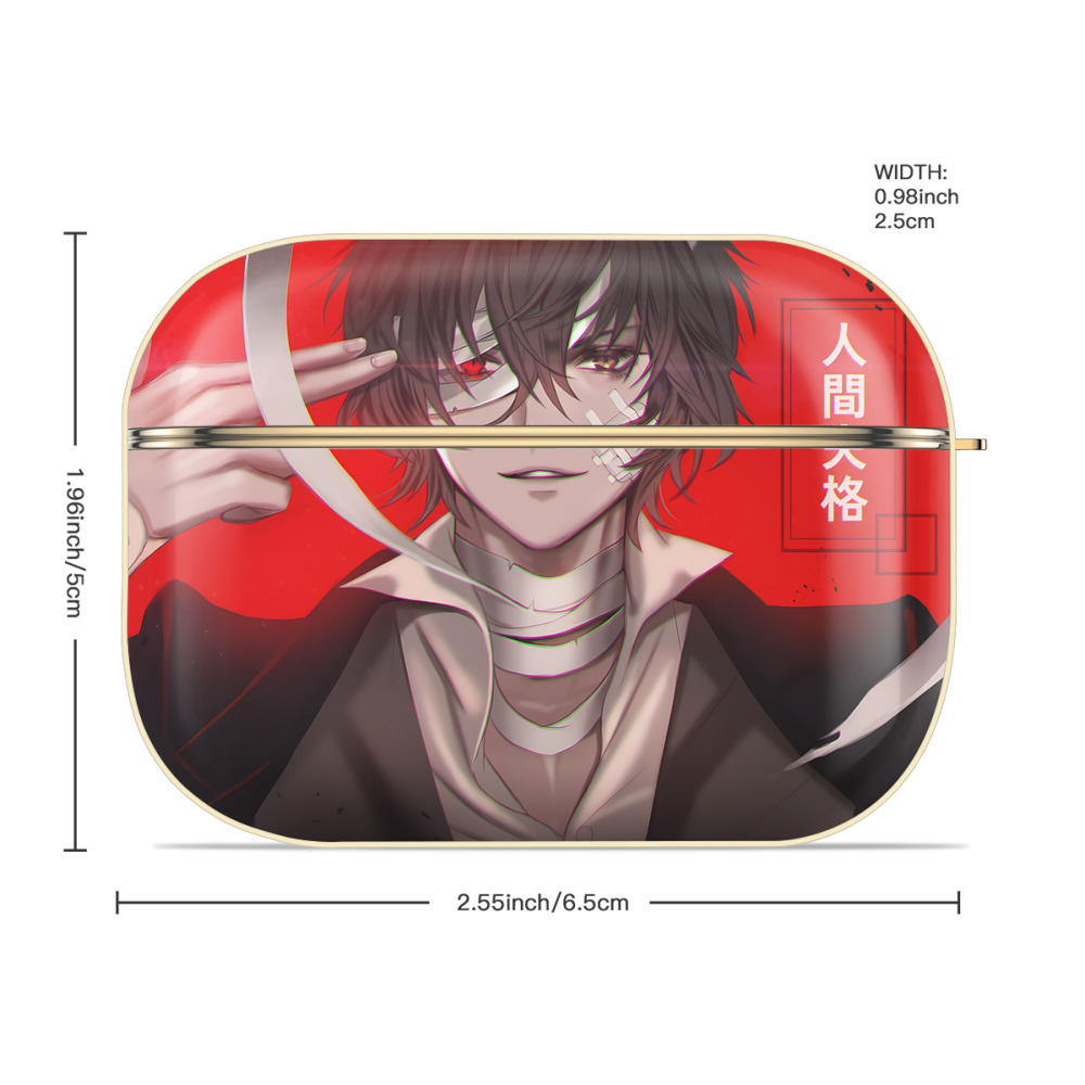 文豪ストレイドッグス Bungo Stray Dogs 【AirPods Pro用】ハードシェル保護ケース｜耐衝撃・防指紋・カラビナ付き商品仕様