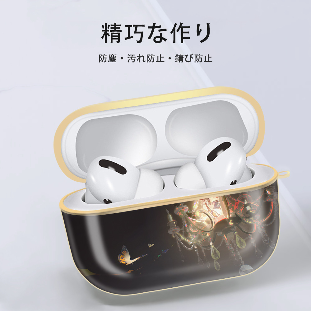 文豪ストレイドッグス Bungo Stray Dogs 【AirPods Pro用】ハードシェル保護ケース｜耐衝撃・防指紋・カラビナ付き商品仕様