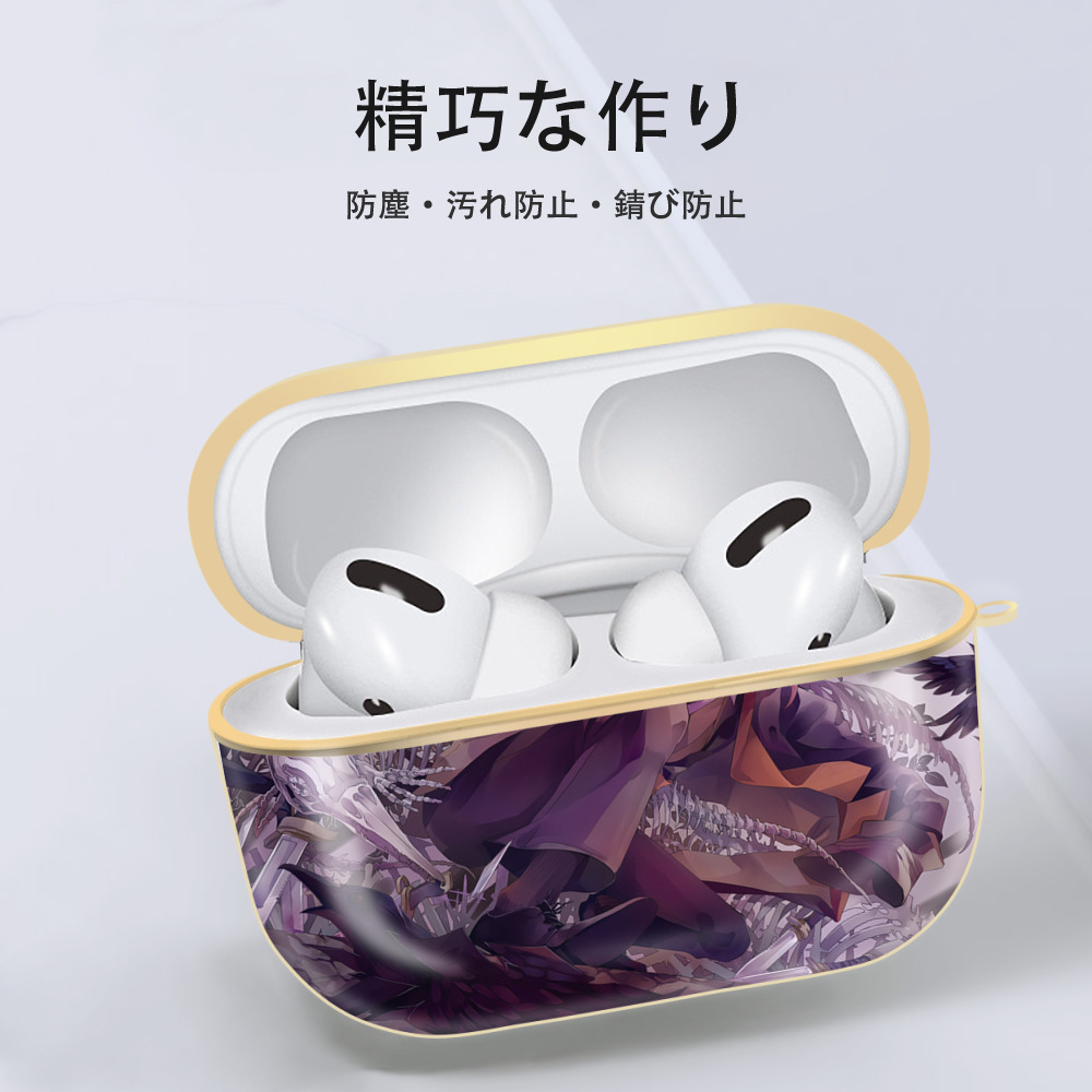 文豪ストレイドッグス Bungo Stray Dogs 【AirPods Pro用】ハードシェル保護ケース｜耐衝撃・防指紋・カラビナ付き商品仕様