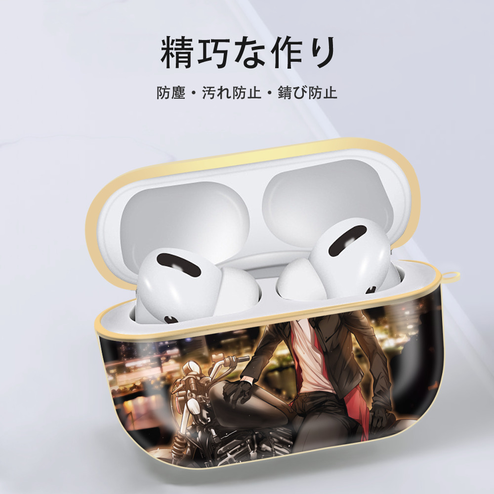 文豪ストレイドッグス Bungo Stray Dogs 【AirPods Pro用】ハードシェル保護ケース｜耐衝撃・防指紋・カラビナ付き商品仕様
