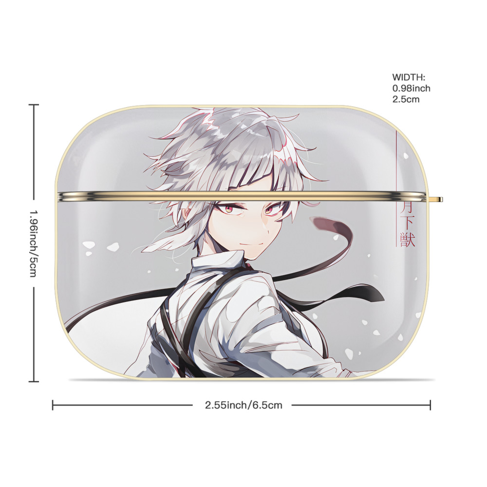 文豪ストレイドッグス Bungo Stray Dogs 【AirPods Pro用】ハードシェル保護ケース｜耐衝撃・防指紋・カラビナ付き商品仕様
