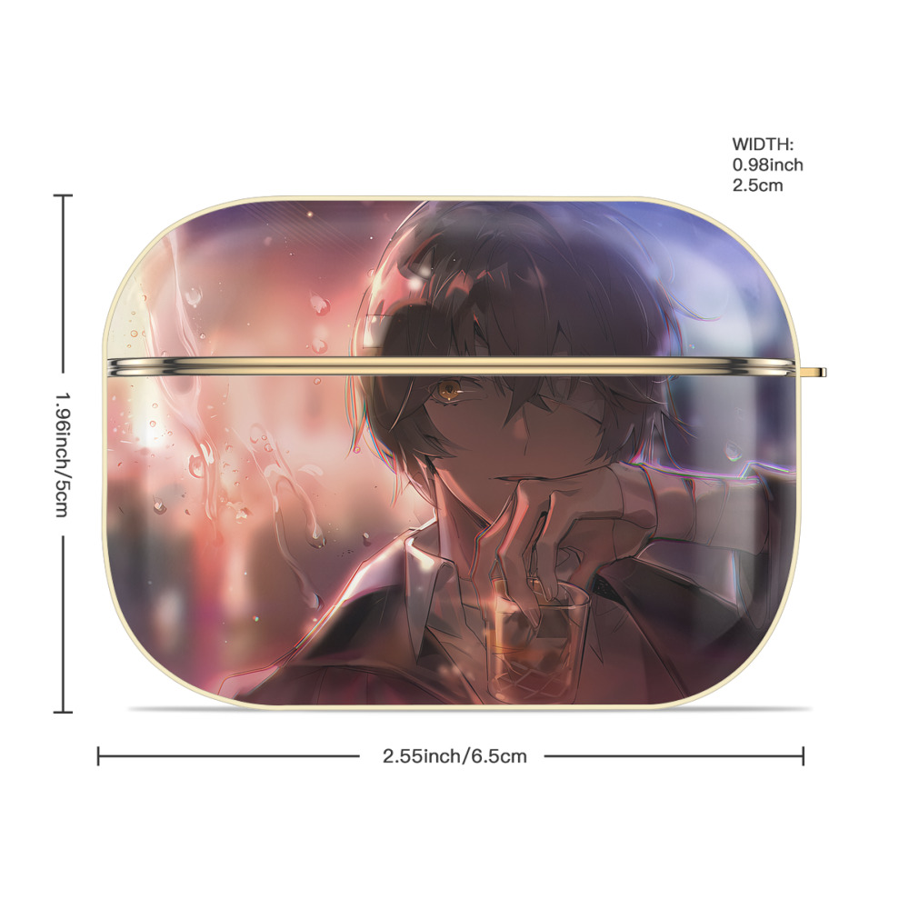 文豪ストレイドッグス Bungo Stray Dogs 【AirPods Pro用】ハードシェル保護ケース｜耐衝撃・防指紋・カラビナ付き商品仕様