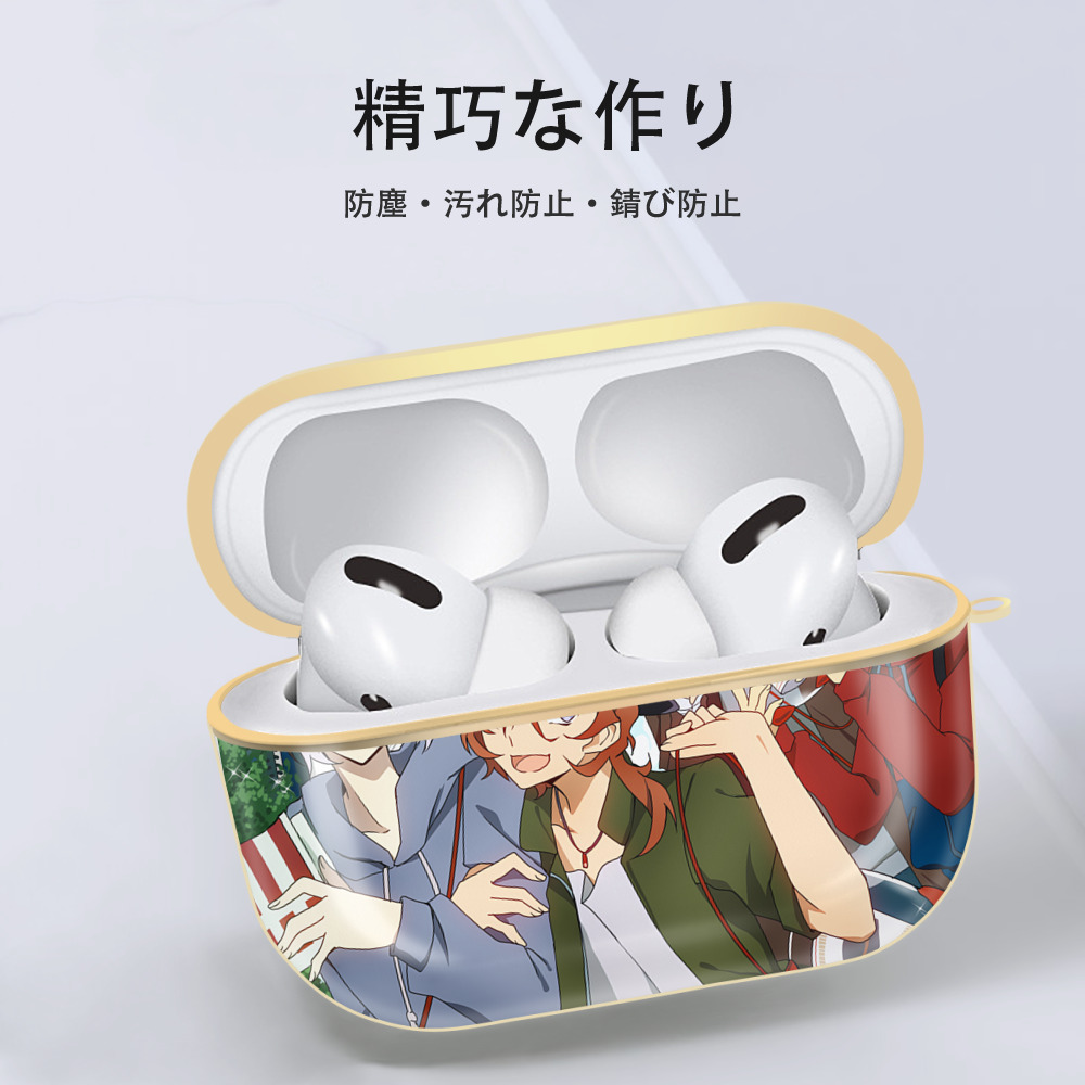 文豪ストレイドッグス Bungo Stray Dogs 【AirPods Pro用】ハードシェル保護ケース｜耐衝撃・防指紋・カラビナ付き商品仕様
