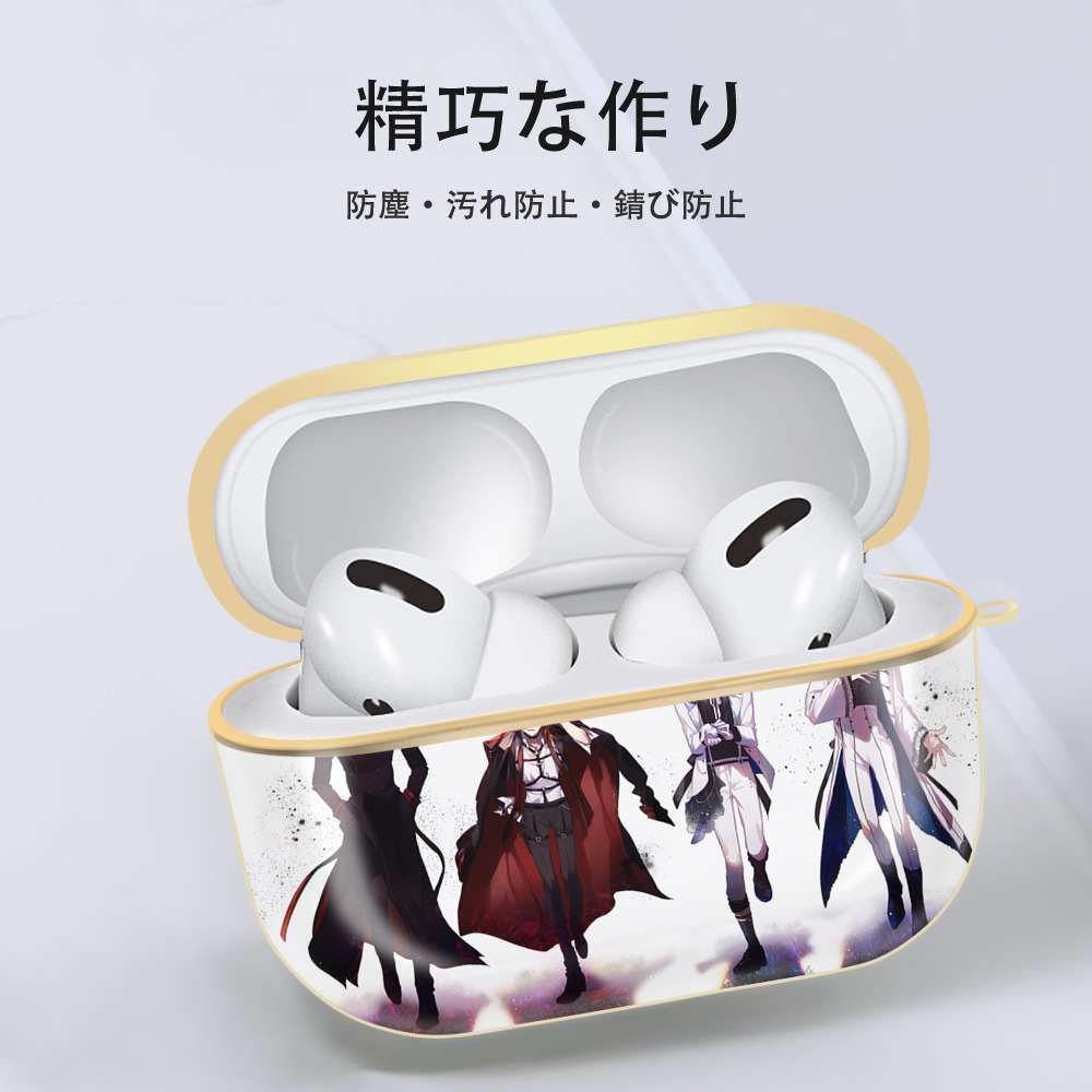 文豪ストレイドッグス Bungo Stray Dogs 【AirPods Pro用】ハードシェル保護ケース｜耐衝撃・防指紋・カラビナ付き商品仕様