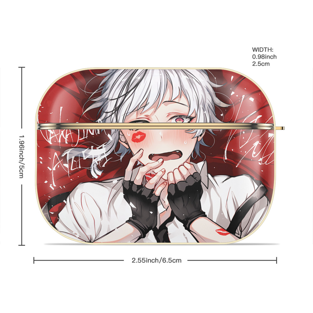 文豪ストレイドッグス Bungo Stray Dogs 【AirPods Pro用】ハードシェル保護ケース｜耐衝撃・防指紋・カラビナ付き商品仕様
