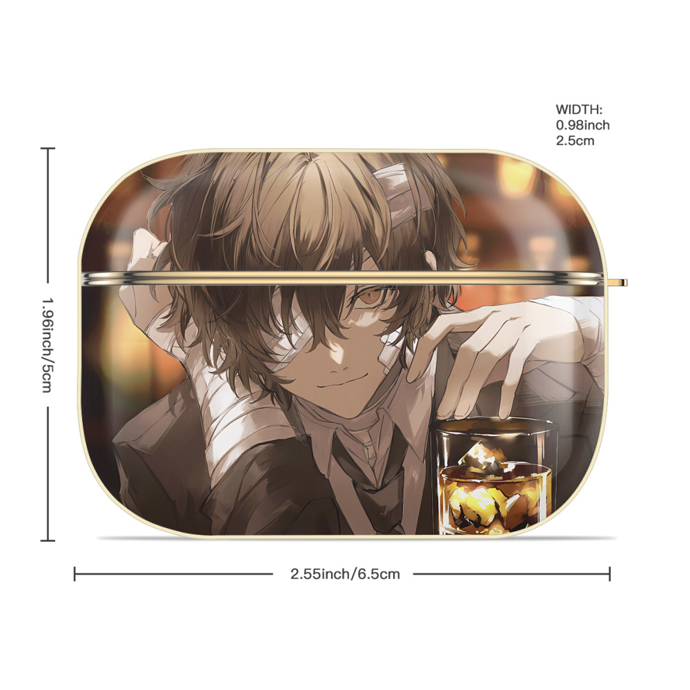 文豪ストレイドッグス Bungo Stray Dogs 【AirPods Pro用】ハードシェル保護ケース｜耐衝撃・防指紋・カラビナ付き商品仕様