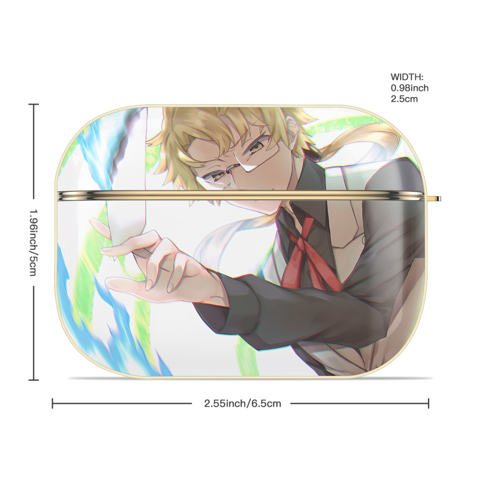 文豪ストレイドッグス Bungo Stray Dogs 【AirPods Pro用】ハードシェル保護ケース｜耐衝撃・防指紋・カラビナ付き商品仕様