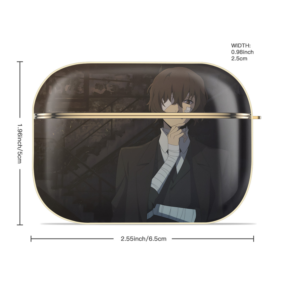 文豪ストレイドッグス Bungo Stray Dogs 【AirPods Pro用】ハードシェル保護ケース｜耐衝撃・防指紋・カラビナ付き商品仕様