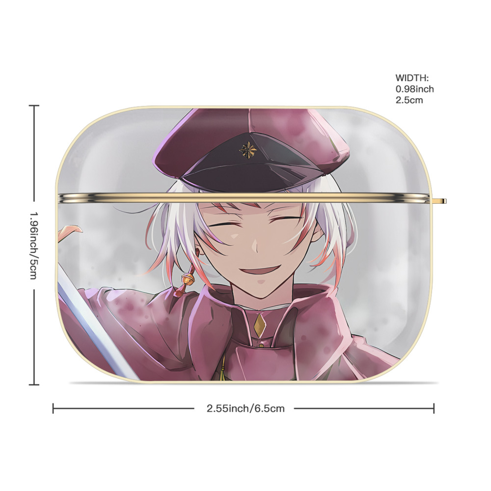 文豪ストレイドッグス Bungo Stray Dogs 【AirPods Pro用】ハードシェル保護ケース｜耐衝撃・防指紋・カラビナ付き商品仕様